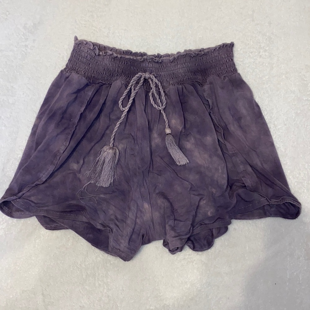 American eagle flow shorts, size s, purple, loose
